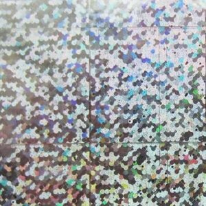 1250cm aan coupons: glitter & glamour zilver (45cm)