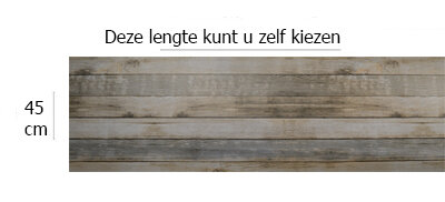 Plakfolie steigerhout planken Woody (45cm)
