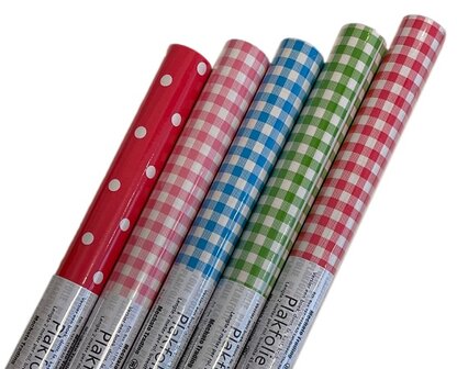ACTIE: Plakfolie knutselpakket van 5 rollen (200x45cm)