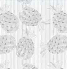 Kitsch Kitchen plakfolie transparant ananas grijs 200x45cm
