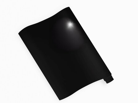Wrapfolie/Plakfolie hoogglans zwart (122cm breed)