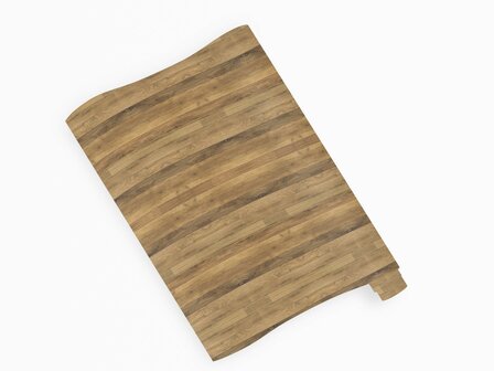 Wrapfolie/Plakfolie houten panelen mat (122cm breed)