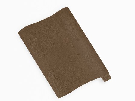 Wrapfolie/Plakfolie lederlook bruin mat (122cm breed)