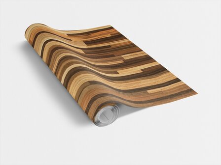 Plakfolie hout stroken structuur (45cm)