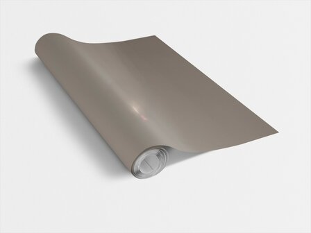 rol plakfolie taupe glans