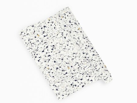 Wrapfolie Terrazzo blue mat (122cm breed)