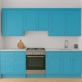 Wrapfolie turquoise blauw (122cm breed)