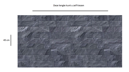 Plakfolie tegels modern antraciet (45cm)