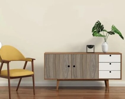 plakfolie leesa hout op dressoir