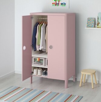 Plakfolie licht roze mat (45cm)