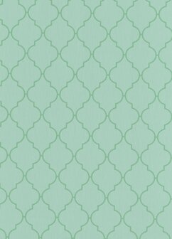 Plakfolie Midden Oosten stijl groen (200x45cm)