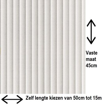 Statisch raamfolie lamel (45cm)