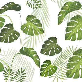 Statisch raamfolie Palm leafs (46cm)