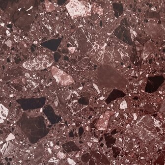 Plakfolie steen bordeaux rood glans 45x200cm
