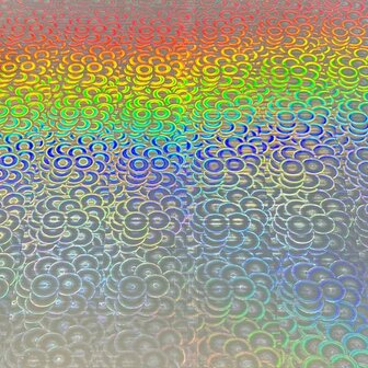Plakfolie holografisch zilver alfie 45x200cm