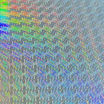 Plakfolie holografisch zilver caleb 45x200cm