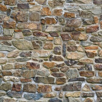plakfolie natuurstenen muur