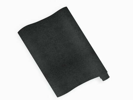 Wrapfolie structuur zwart mat (122cm breed)