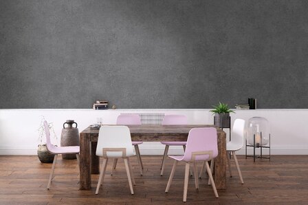 Wrapfolie beton donkergrijs mat (122cm breed)