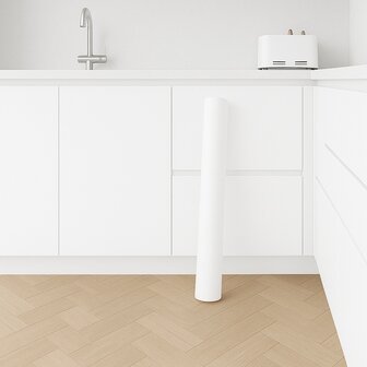 Plakfolie wit mat RAL 9016 (45cm) 
