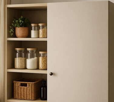 Wrapfolie textiel linnenlook beige linen (122cm breed)