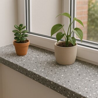 Wrapfolie Terrazzo spotted grijs mat (122cm breed)