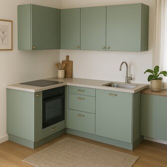 Wrapfolie oudgroen mat (122cm breed)