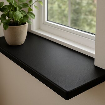 Wrapfolie structuur zwart mat (122cm breed)