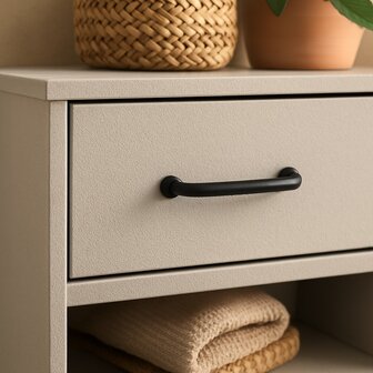 Wrapfolie grijs-taupe structuur mat (122cm breed)