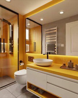 Wrapfolie verkeersgeel mat (122cm breed)