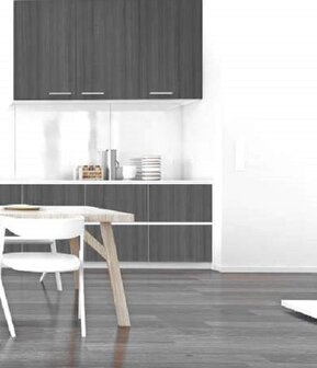 Wrapfolie hout Eik grijs mat (122cm breed)