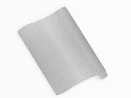 Wrapfolie geborsteld rvs prestige (122cm breed) (niet vormbaar met f&ouml;hn)
