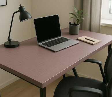 Wrapfolie geborsteld rvs mat rose (122cm breed)