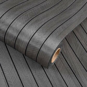 3D wandpanelen houtpanelen zelfklevend 60x300cm (Grijs-Taupe)