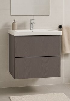 Wrapfolie geschilderd hout foggy forest mat (122cm breed)