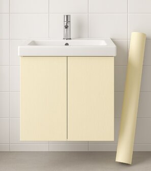 Wrapfolie geschilderd hout beige mat (122cm breed)