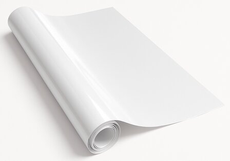 Plakfolie hoogglans wit (90x200cm) 