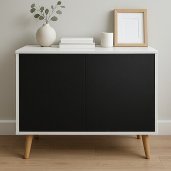 Plakfolie structuur zwart (90x200cm) 