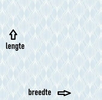 Statisch raamfolie Art Deco (67,5cm)