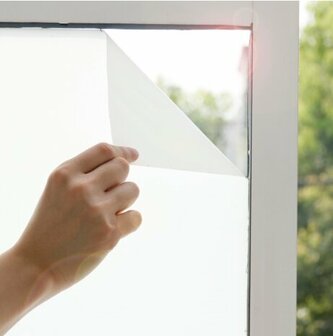 Statisch raamfolie melkglas (45cm)