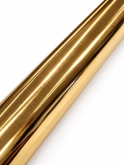 Plakfolie geborsteld goud (45cm)