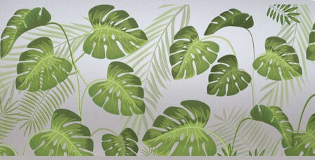 Statisch raamfolie Palm leafs (46cm)
