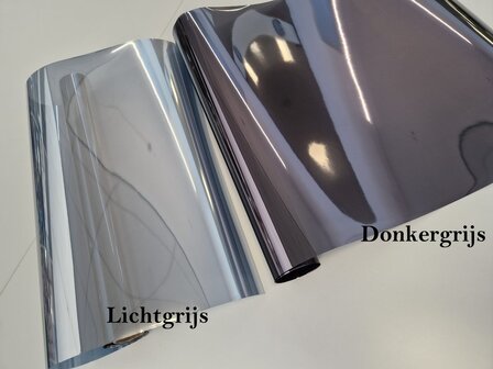 Zonwerend raamfolie statisch donkergrijs (90cm)