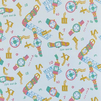 Plakfolie horloges 45x200cm