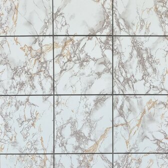 Plakfolie marmer beige/goud 45x200cm