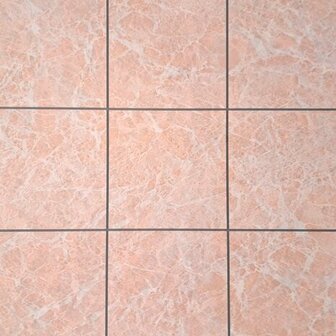 Plakfolie graniet roze tegel  (45cm) 
