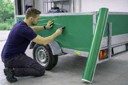 Aslan plakfolie glans donkergroen RAL 6024 (122cm)