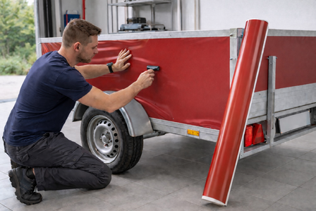 Aslan plakfolie glans purper rood (122 cm)