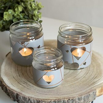 Plakfolie Tico ros&eacute; goud (45cm)