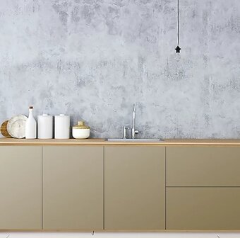 plakfolie goud geborsteld keuken